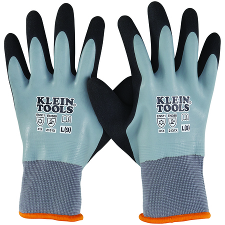 Klein Tools Thermal Dipped Gloves, L 60389